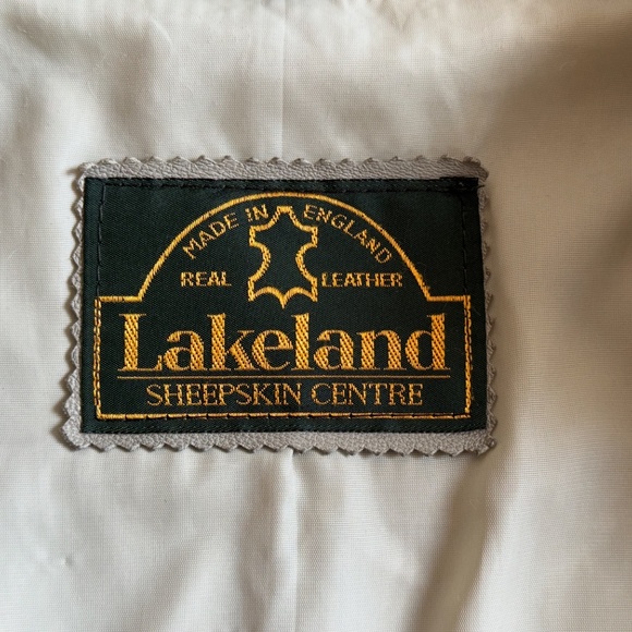 Vintage 1970's Lakeland Gray Leather Jacket - Made in England - Picture 3 of 3